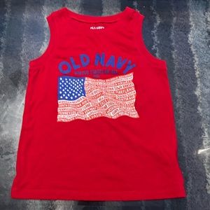 Red Old Navy 4T tank top